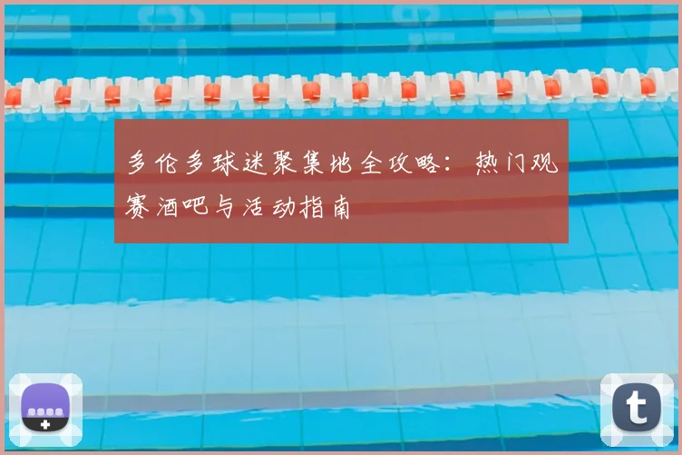 多伦多球迷聚集地全攻略:热门观赛酒吧与活动指南